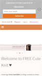 Mobile Screenshot of freecuteknit.com